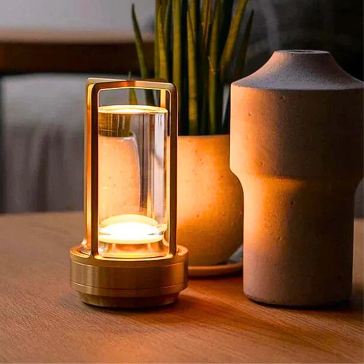 Lumelia™ Krystallygte med LED-belysning | Stemningsfuld Dekoration
