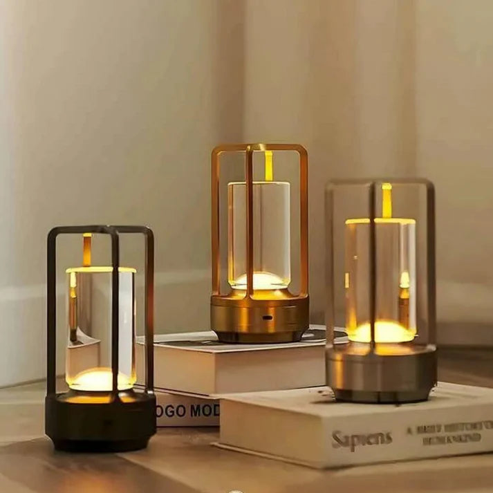 Lumelia™ Krystallygte med LED-belysning | Stemningsfuld Dekoration