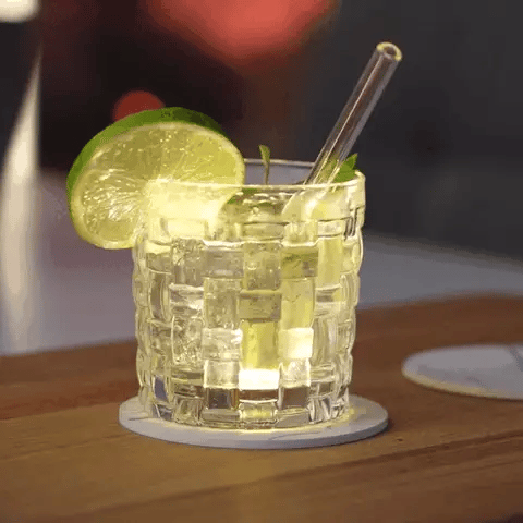 LED-bordskåner til drinks | Farverig belysning