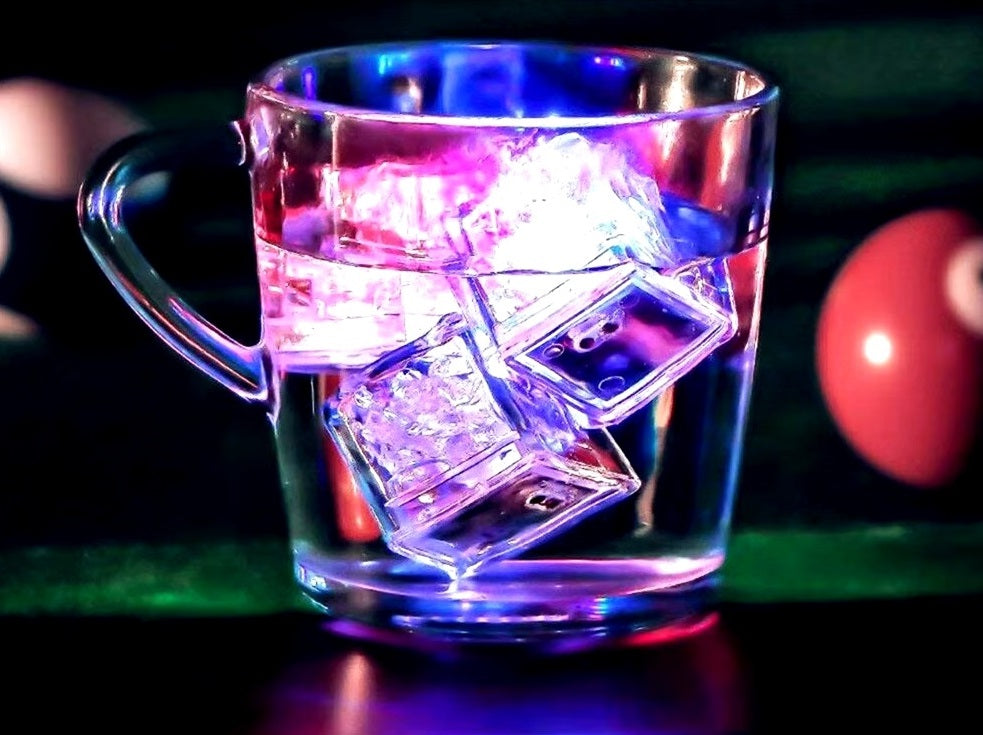 LED-isterninger | Oplyser dine drinks | Sæt med 12 stk.