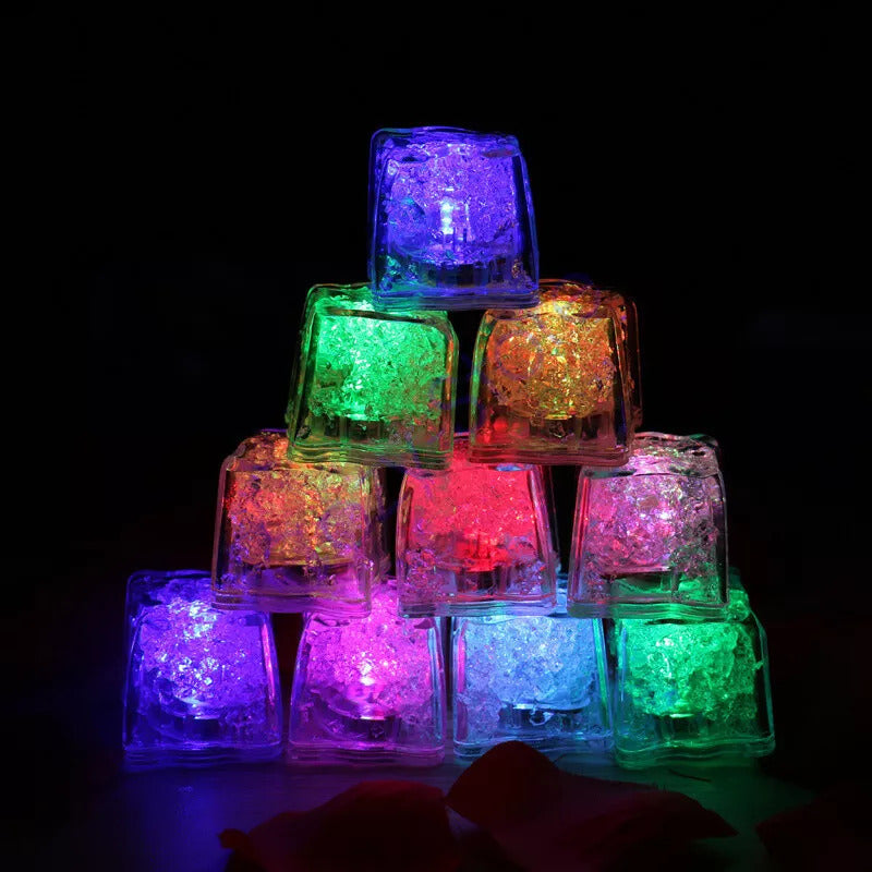 LED-isterninger | Oplyser dine drinks | Sæt med 12 stk.