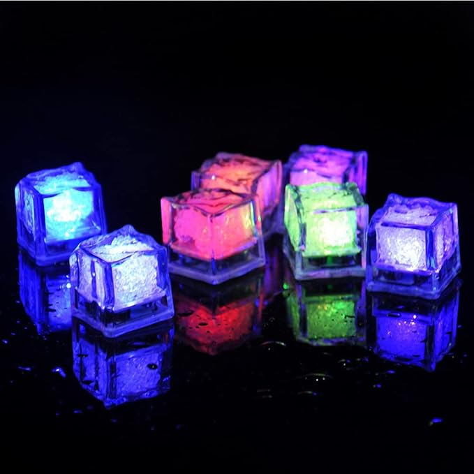 LED-isterninger | Oplyser dine drinks | Sæt med 12 stk.