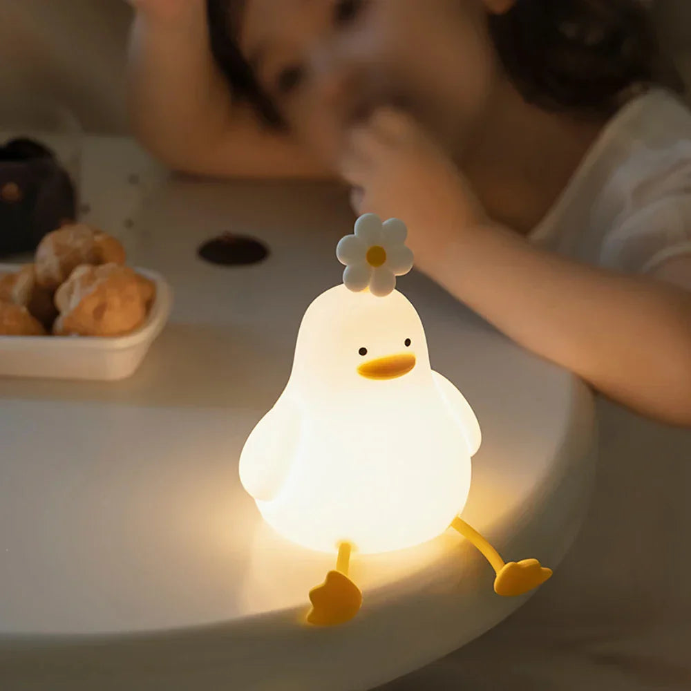 Ducky LED-natlys | Blødt og beroligende lys